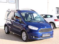 Gebraucht Ford Tourneo Courier Titanium 101 PS (74 kW) 2016 Blau Van / Kleinbus