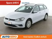 Gebraucht VW Golf VII Trendline 110 PS (80 kW) 2017 Weiß Kombi