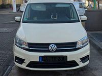 Gebraucht VW Caddy Maxi Trendline 102 PS (75 kW) 2017 Beige Van / Kleinbus