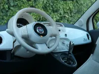 Gebraucht Fiat 500 Lounge 69 PS (50 kW) 2009 Weiß Cabrio