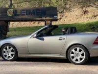 Gebraucht Mercedes SLK200 163 PS (119 kW) 2003 Silber Cabrio