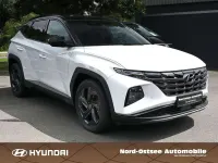 Gebraucht Hyundai Tucson Advantage 150 PS (110 kW) 2024 Serenity white / abyss black / SUV