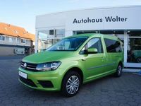 Gebraucht VW Caddy Maxi Trendline 110 PS (80 kW) 2016 Grün Van / Kleinbus