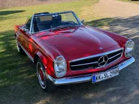 Gebraucht Mercedes 230 150 PS (110 kW) 1965 Rot Cabrio