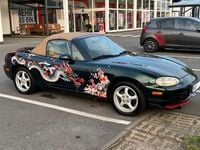Gebraucht Mazda MX5 110 PS (80 kW) 1999 Grün Cabrio