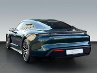 Gebraucht Porsche Taycan 439 kW (598 PS) 2023 Individualfarben: jetgrünmetallic (metallic) Limousine