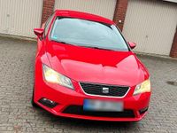 Second-hand Seat Leon Reference 110 CP (80 kW) 2014 Roșu Berlinǎ