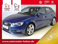 Gebraucht Audi A3 Sportback S-Line 150 PS (110 kW) 2015 Blau metallic Kleinwagen