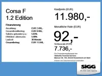 Gebraucht Opel Corsa Edition 75 PS (55 kW) 2023 Jade weiss/arktis weiss Kleinwagen