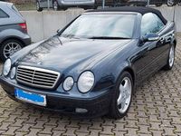 Gebraucht Mercedes CLK200 Elegance 136 PS (100 kW) 2000 Blau Cabrio