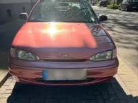 Gebraucht Hyundai Accent GLS 97 PS (71 kW) 1996 Rot Kleinwagen