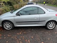Gebraucht Peugeot 206 CC 2003 Silber Cabrio