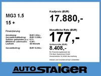 Gebraucht MG MG3 Luxury 194 PS (142 kW) 2024 Pastel yellow Kleinwagen