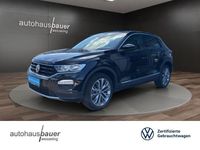 Gebraucht VW T-Roc Style 150 PS (110 kW) 2020 Schwarz / deep black (metallic) SUV