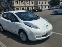 Gebraucht Nissan Leaf Visia 80 kW (109 PS) 2015 Weiß Kleinwagen