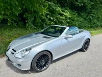 Gebraucht Mercedes SLK200 163 PS (119 kW) 2005 Silber Cabrio