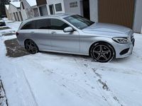 Gebraucht Mercedes C220 AMG line 170 PS (125 kW) 2015 Silber Kombi