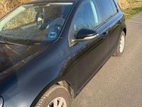 Gebraucht VW Golf VI 2009 Schwarz Kleinwagen