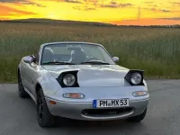 Gebraucht Mazda MX5 116 PS (85 kW) 1992 Silber Cabrio