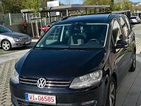 Gebraucht VW Sharan Trendline 150 PS (110 kW) 2011 Schwarz Van / Kleinbus