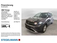 Gebraucht VW T-Cross Life 95 PS (69 kW) 2024 Grau SUV