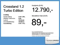 Gebraucht Opel Crossland Edition 110 PS (80 kW) 2022 Diamant schwarz (metallic) SUV