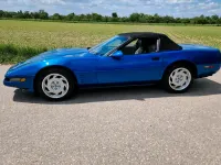 Gebraucht Corvette C4 305 PS (224 kW) 1992 Blau Cabrio