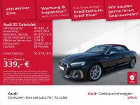Gebraucht Audi S5 Cabriolet Design 354 PS (260 kW) 2024 Mythosschwarz metallic Cabrio