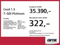 Neu Kia Ceed Platinum Edition 140 PS (102 kW) 2025 (1k) black pearl m Kleinwagen