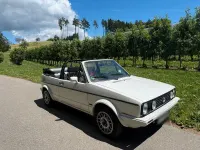 Gebraucht VW Golf Cabriolet 95 PS (69 kW) 1986 Weiß Cabrio
