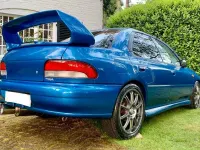 Gebraucht Subaru Impreza 280 PS (205 kW) 2000 Blau Limousine