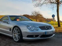 Gebraucht Mercedes SL55 AMG AMG 500 PS (367 kW) 2003 Silber Cabrio