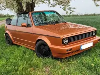 Gebraucht VW Golf Cabriolet 98 PS (72 kW) 1990 Braun Cabrio