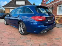 Gebraucht Mercedes C200 AMG line 136 PS (100 kW) 2016 Blau Kombi