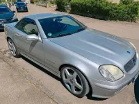 Second-hand Mercedes SLK200 163 CP (119 kW) 2003 Argintiu Cabrio