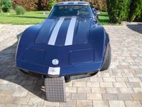 Second-hand Corvette C3 250 CP (183 kW) 1973 Albastru