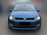 Gebraucht VW Polo LOUNGE 75 PS (55 kW) 2016 Blau Kleinwagen