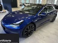 Gebraucht Tesla Model 3 Performance 377 kW (513 PS) 2020 Deep blue metallic Limousine