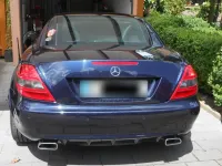 Gebraucht Mercedes SLK200 184 PS (135 kW) 2009 Blau Cabrio