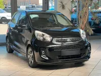 Gebraucht Kia Picanto Spirit 84 PS (61 kW) 2016 Schwarz metallic Kleinwagen