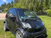 Gebraucht Smart ForTwo Cabrio Pure 41 PS (30 kW) 2003 Schwarz Cabrio