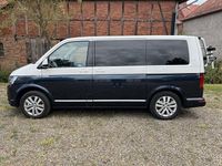 Second-hand VW Multivan Highline 204 CP (150 kW) 2017 Albastru Monovolum