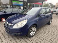 Gebraucht Opel Corsa Edition 80 PS (58 kW) 2009 Royalblau h: u2/f:atlantikblau Kleinwagen