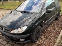 Gebraucht Peugeot 206 2002 Schwarz Coupé
