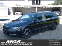 Gebraucht Skoda Superb Elegance 170 PS (125 kW) 2014 Schwarzmagic perleffekt Kombi