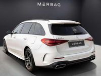 Gebraucht Mercedes C300e Business 313 PS (230 kW) 2023 Unilack polarweiß Kombi