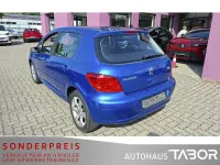 Gebraucht Peugeot 307 109 PS (80 kW) 2007 Farbe blau recife/metalliclac Limousine