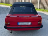 Gebraucht Ford Escort Cabriolet 105 PS (77 kW) 1985 Rot Cabrio