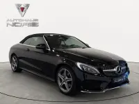 Gebraucht Mercedes C200 AMG line 184 PS (135 kW) 2018 Obsidianschwarz  metalliclack Cabrio