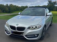 Gebraucht BMW 218 Sport Line 150 PS (110 kW) 2015 Silber Cabrio